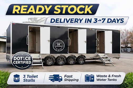 在庫のある移動式トイレトレーラーを販売する方法