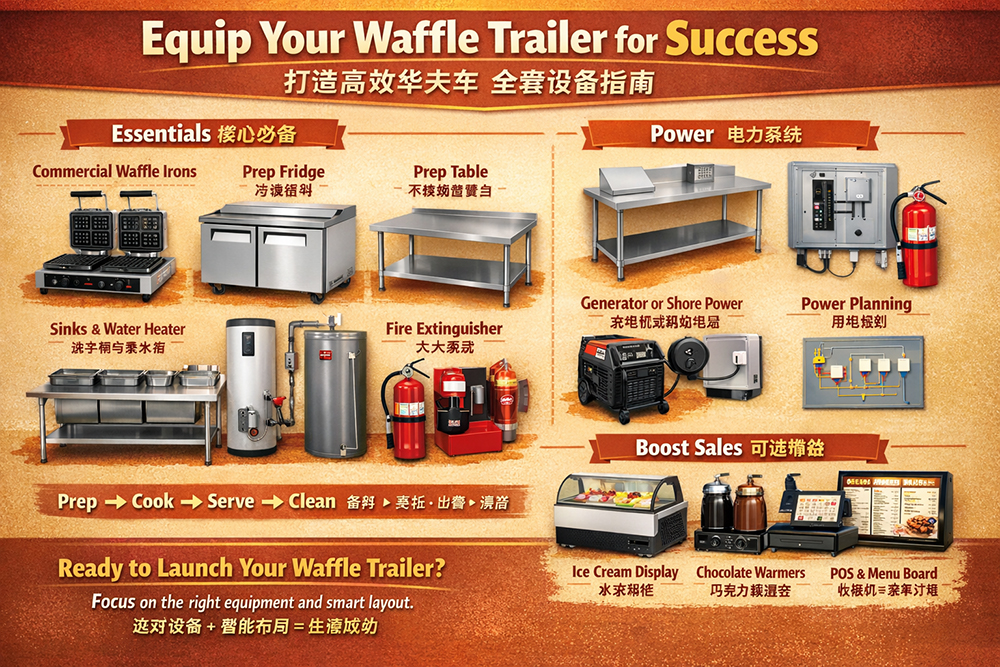 Best-Equipment-Checklist-for-Your-Waffle-Trailer