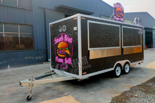 Five meter food trailer configuration prepared for the Australian market