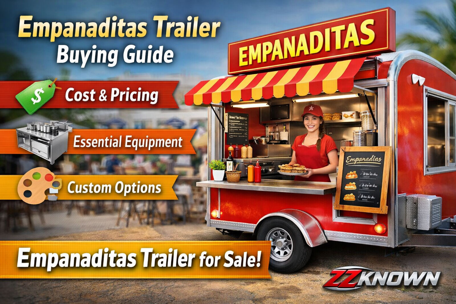 Custom Empanaditas Pastry Food Kiosk