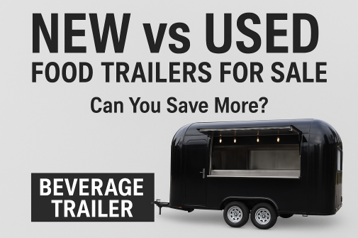 Treler makanan untuk dijual oleh pemilik