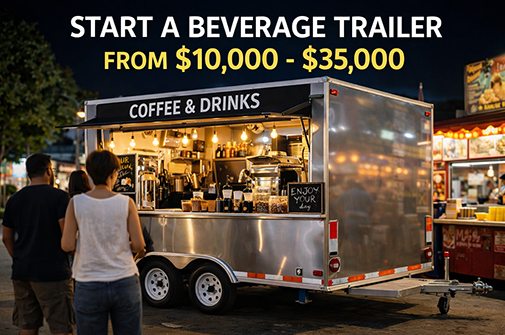 beverage trailer startup cost