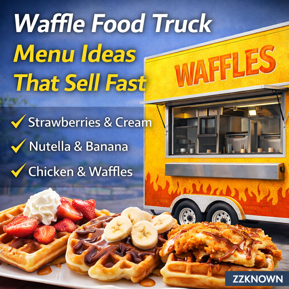 waffle food truck menu ideas