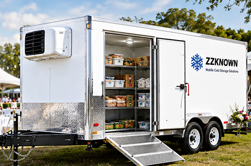 portable freezer trailer