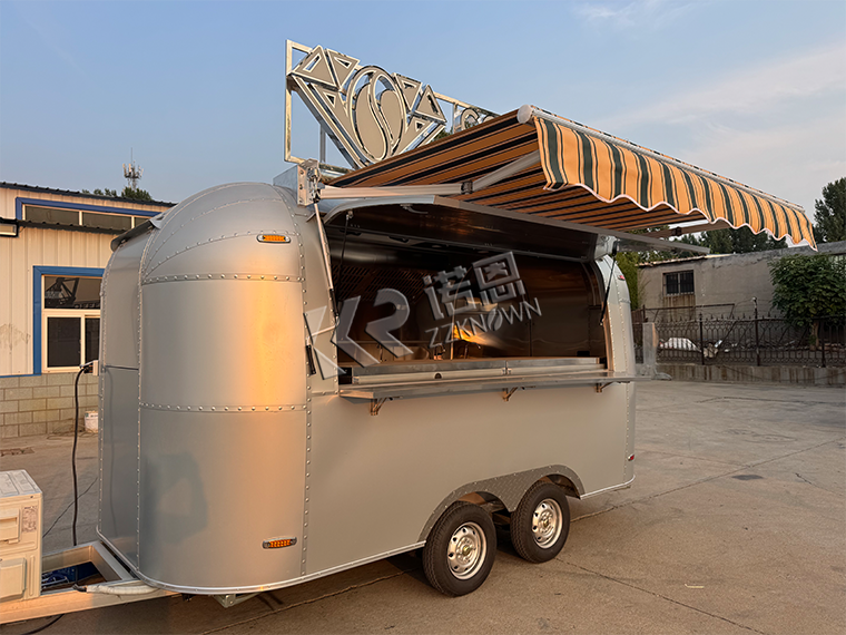 Custom Aluminum Food Trailer with Awning