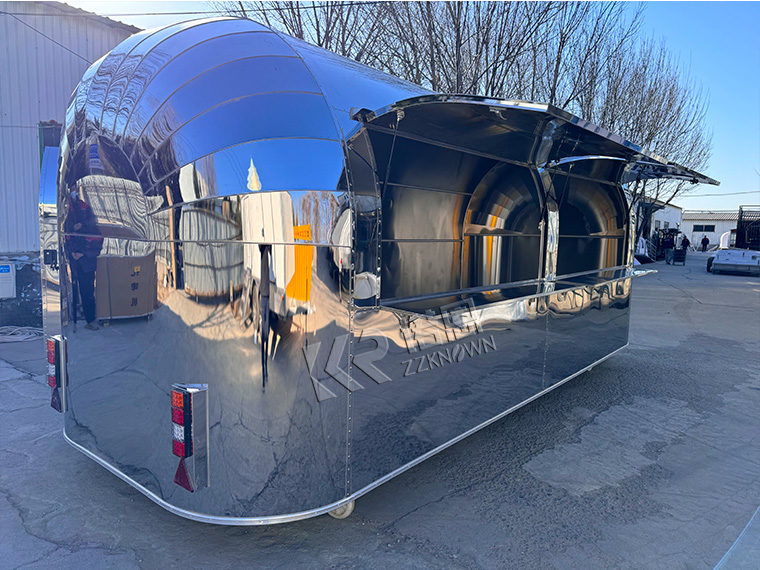 vintage Airstream food trailer renovation