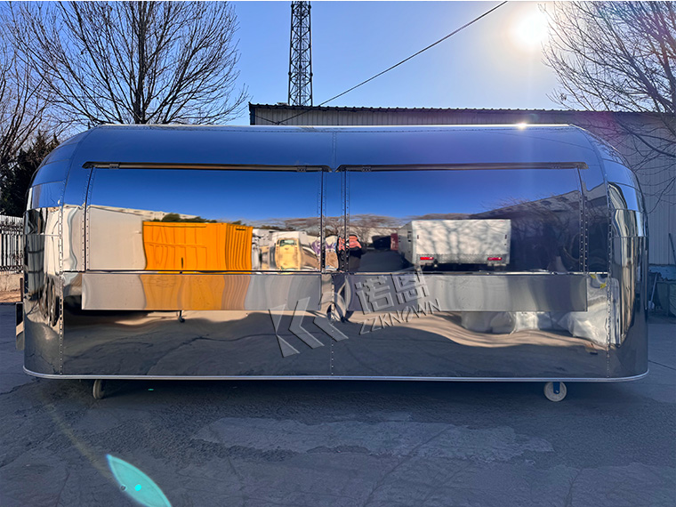vintage Airstream food trailer renovation