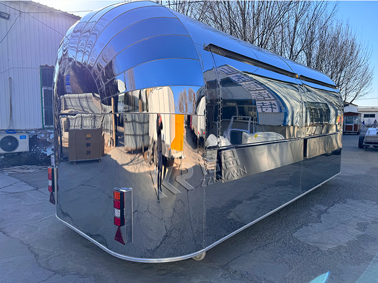 vintage Airstream food trailer renovation