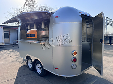 Aluminum Airstream Ice Cream Food Truck for Sale