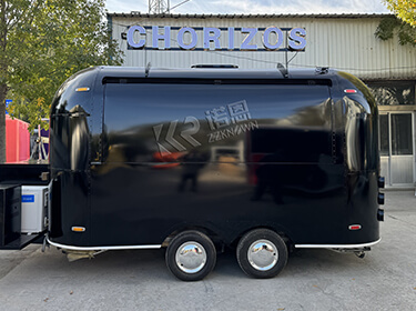 4м / 13.1 фут хар зэвэрдэггүй ган шүршигч будаг Airstream Chorizos хүнсний ачааны машин