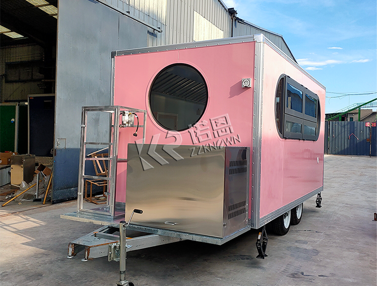 Dual Axle Catering Trailer with Full Kitchen Setup