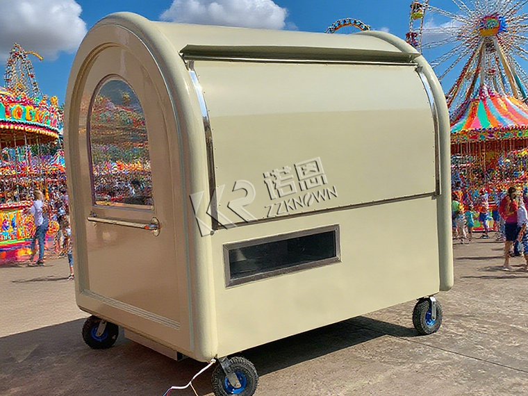 Compact Mobile Snack Cart for Sale
