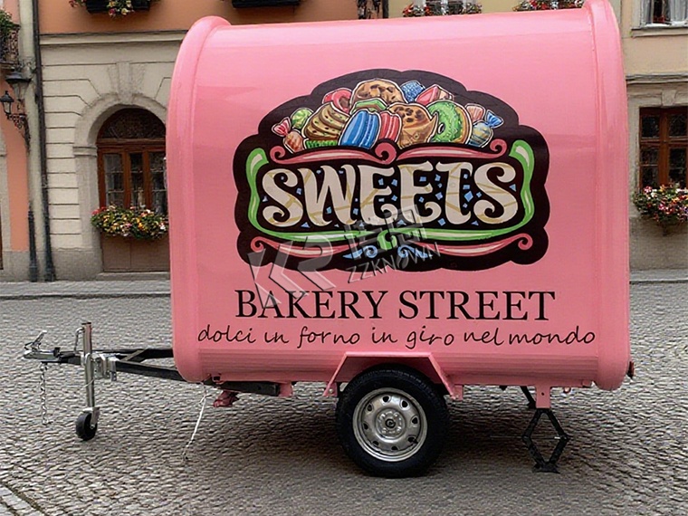 Ice Cream Kiosk Food Truck Trailer