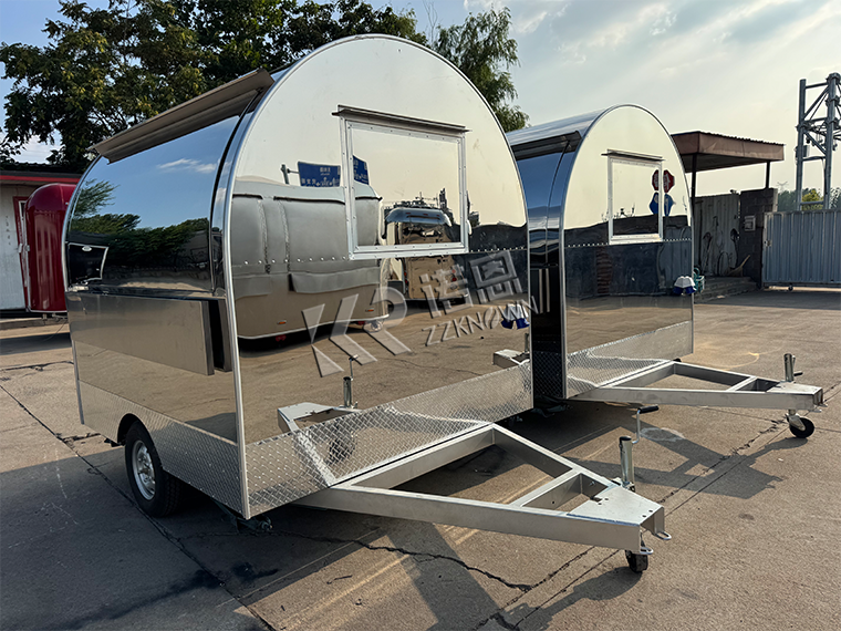 stainless steel small food trailer