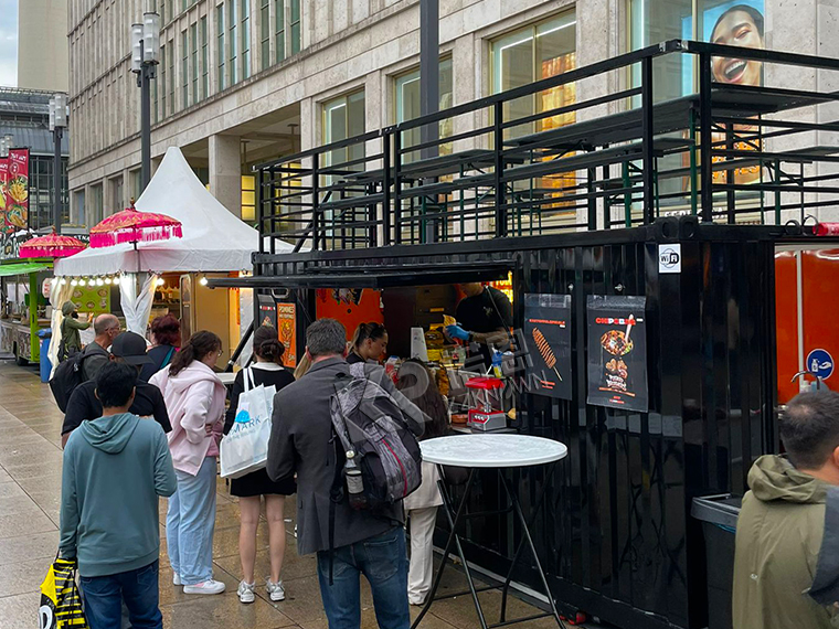 shipping container food truck