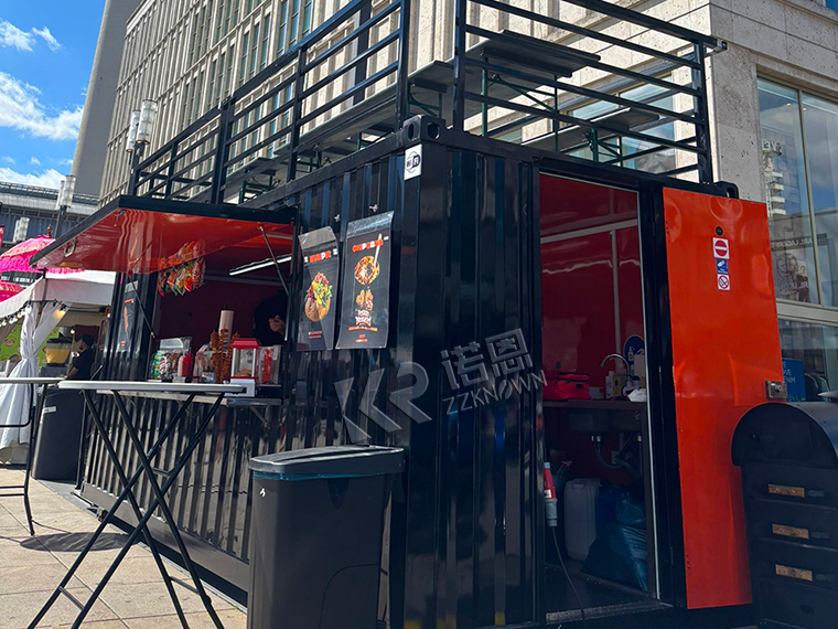 container food stall