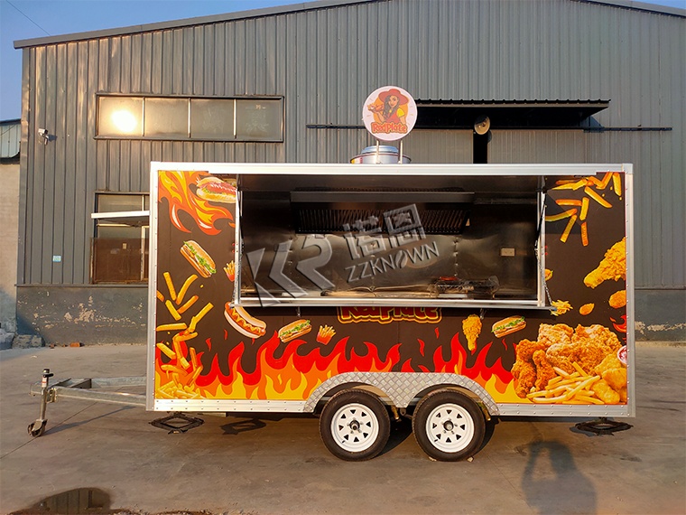 4M Burger & Hot Dog Food Trailer for Sale