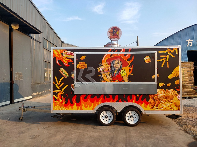 4M Burger & Hot Dog Food Trailer for Sale
