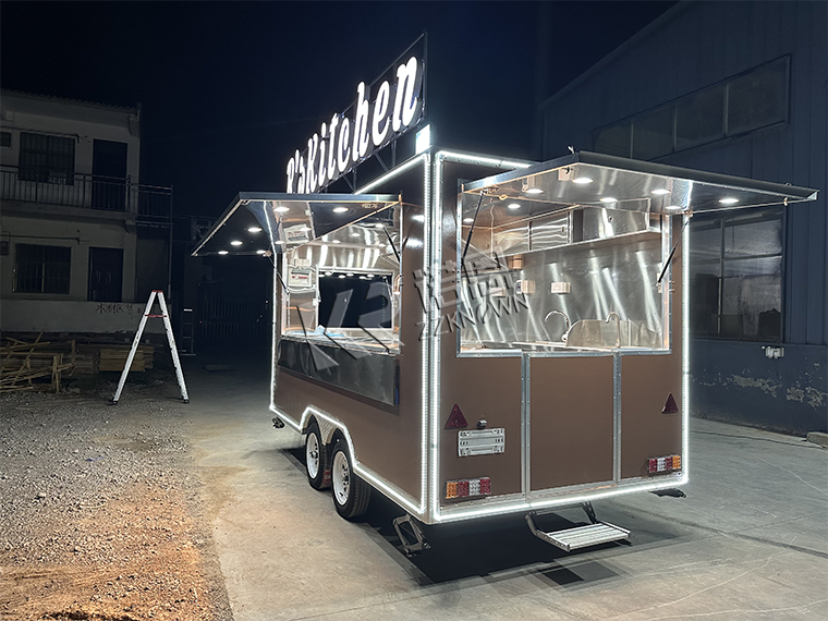dual axle catering trailer