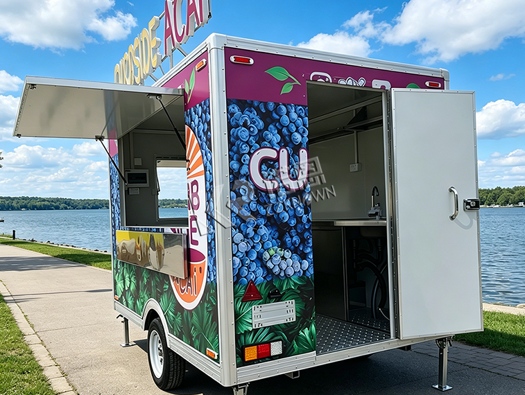 smoothie food trailer for sale