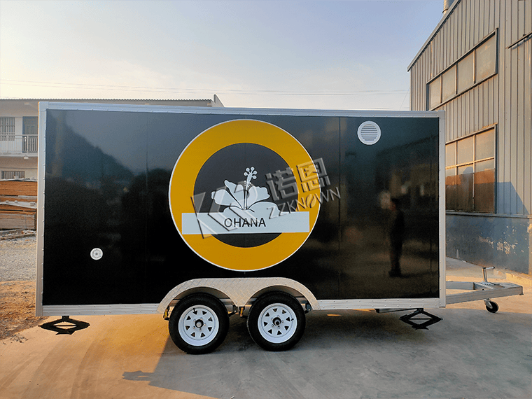Customizable Food Trailer for Burger