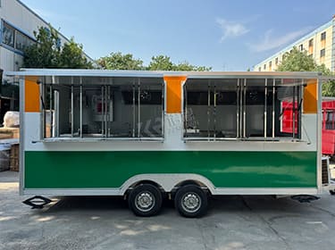 Customized Various Colors Catering Food Trucks Trailer For Sale