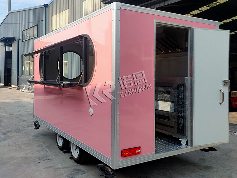 mobile tea restaurant trailer