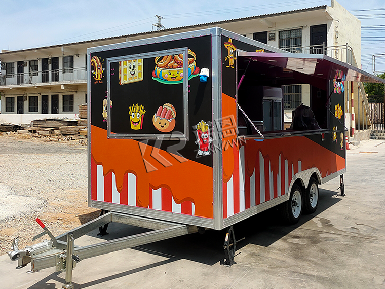 5m food trailer