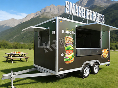 australian smash burger trailer