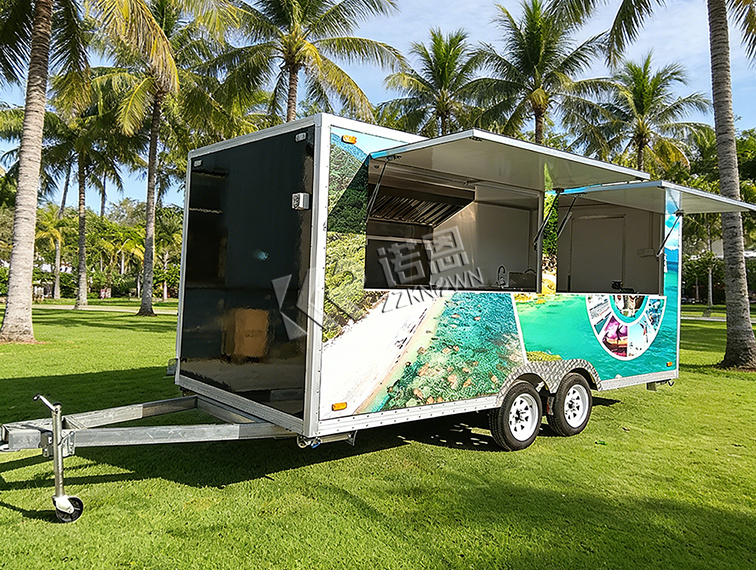 grilled food trailer