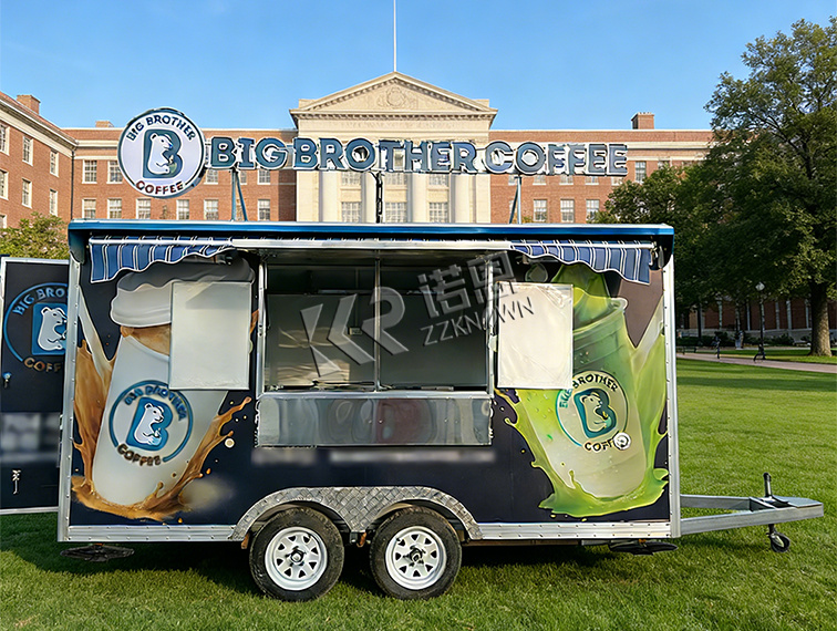 custom coffee trailer