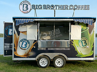 custom coffee trailer for sale