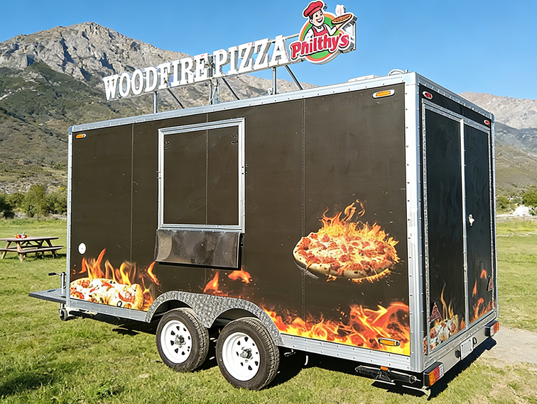 custom pizza trailer