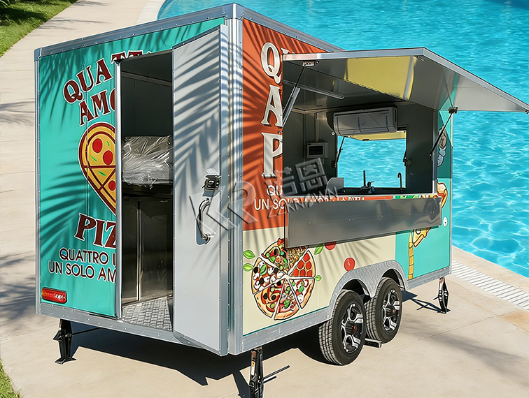mobile pizza trailer