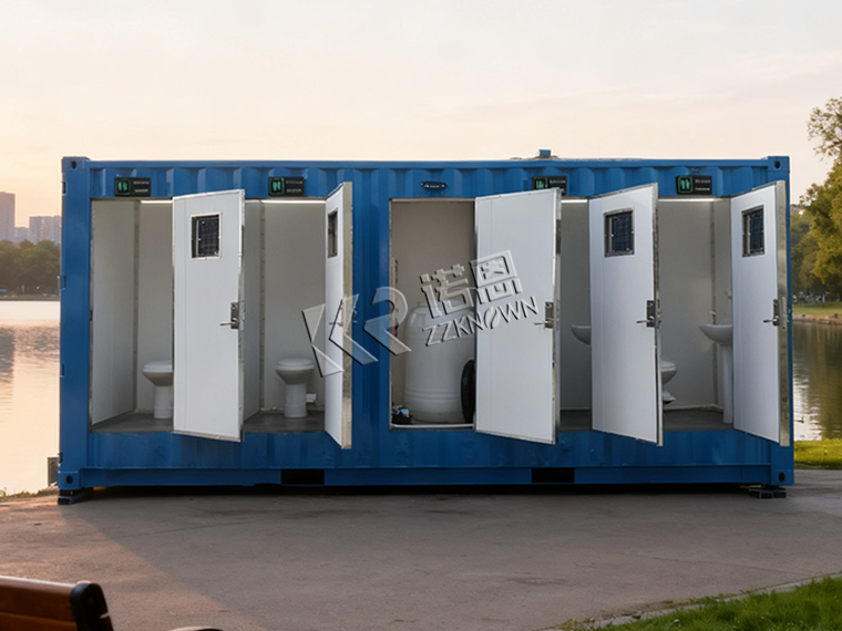 portable restroom trailer