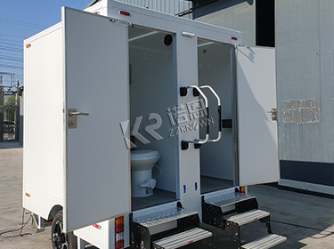 2.2M portable toilet trailer