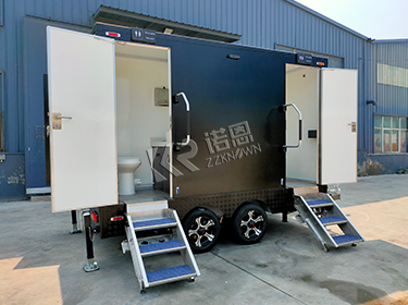 3.5M Portable Toilet Trailer with 4 Private Rooms