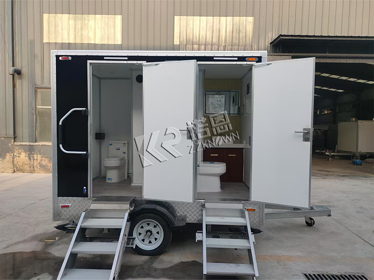 compact restroom trailer
