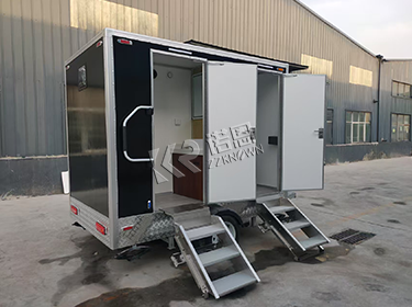 compact restroom trailer