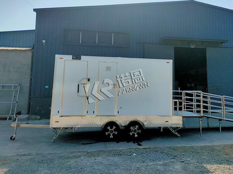 wheelchair accessible restroom trailer