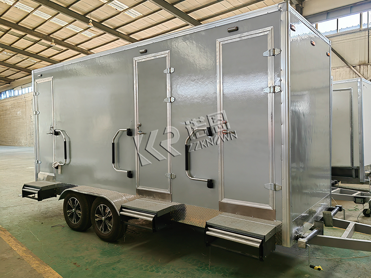 fiberglass toilet trailer