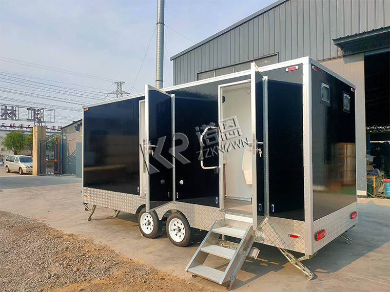 luxury shower toilet trailer
