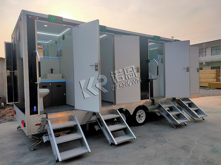 portable restroom with shower