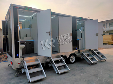 Portable Bathrooms with Shower  5.5M Luxury Trailer