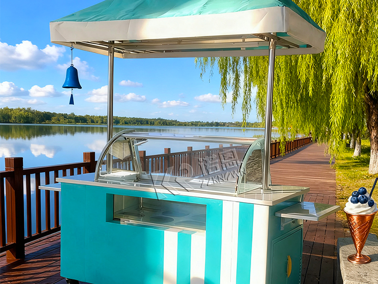 custom ice cream cart