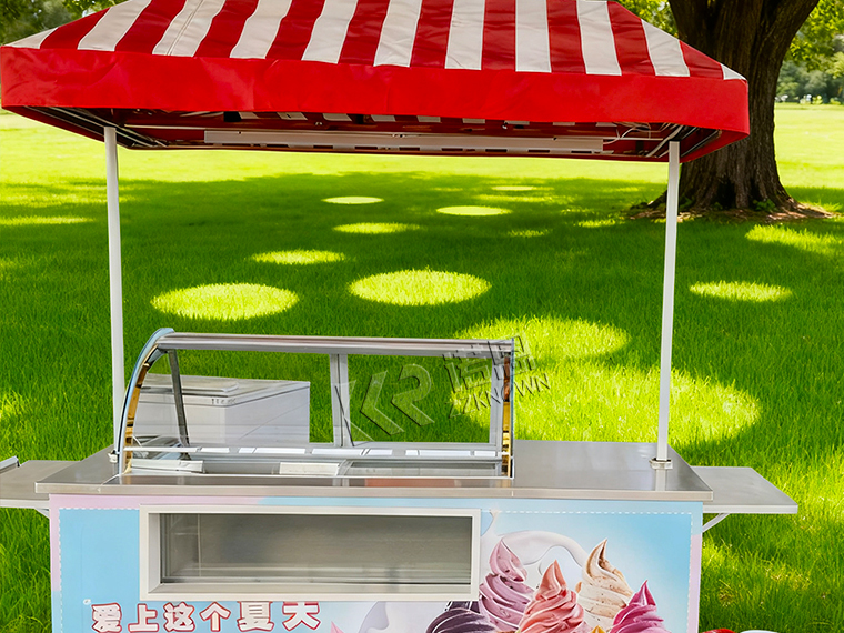 mobile ice cream trolley