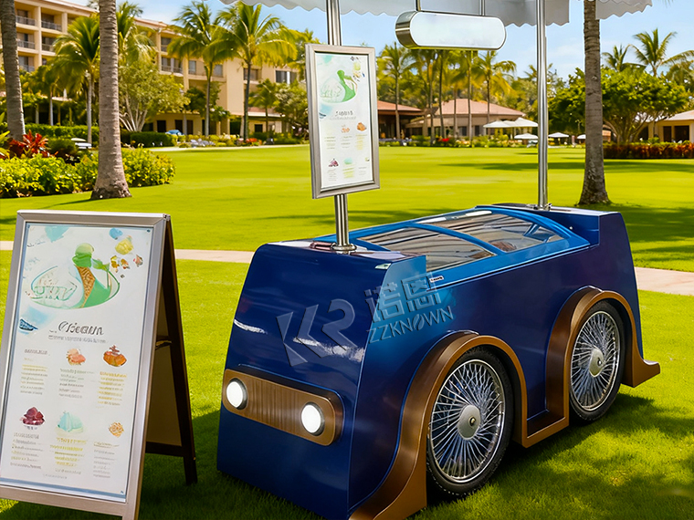 mobile ice cream trolley