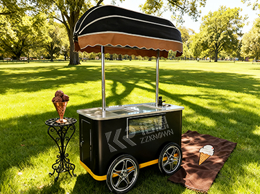 Portable Ice Cream Freezer Cart for Wholesale