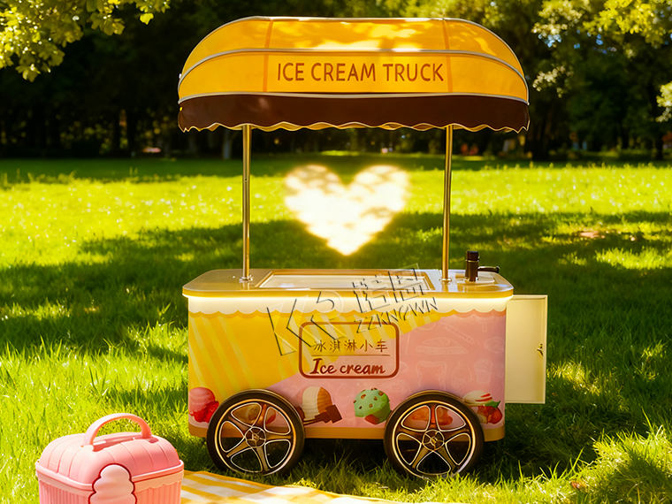 custom ice cream carts Europe