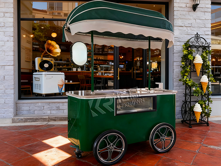 CE certified ice cream cart